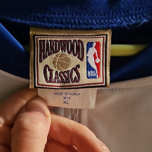 Mitchell & Ness Blue and White New Jersey Nets Jersey - Picture 2 of 4